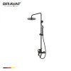 Thanh sen tắm màu đen Bravat F6429564BW-A-ENG