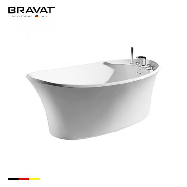 Bồn tắm Bravat 1.5 mm Free Standing Bathtub B25548TW-1W