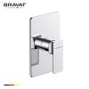 Bộ trộn Bravat Built-in Bath & Shower Mixer Trim Set (1-function) PB856101CP-ENG