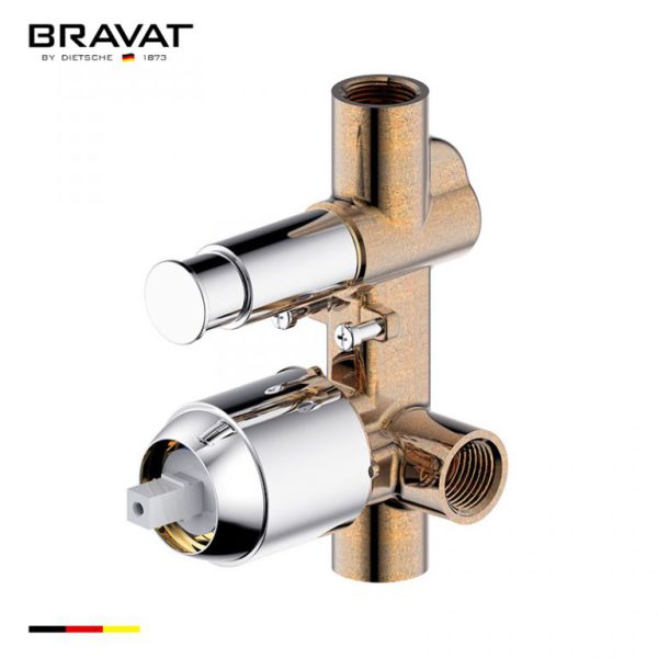 Bộ trộn Bravat Built-in Showet Mixer Body Set (2-function) D9100CP-ENG