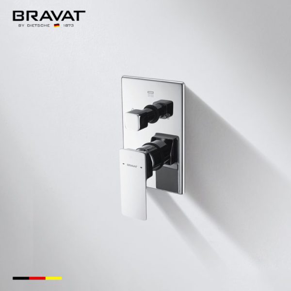 Bộ trộn sen tắm Bravat Built-in Shower Mixer Trim Set (3-function) P69195C-ENG