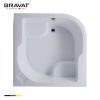 Bồn tắm Bravat 1.5m Deck Mounted Simple Bathtub B25510W