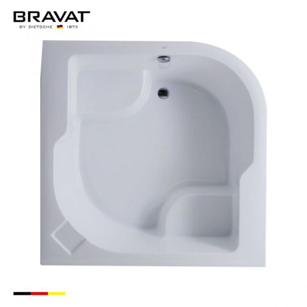 Bồn tắm Bravat 1.5m Deck Mounted Simple Bathtub B25510W