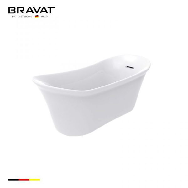 Bồn tắm Bravat 1.5m Free Standing Bathtub B25527TW-1W