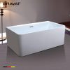 Bồn tắm Bravat 1.6m Free Standing Bathtub B25687W-1-ENG