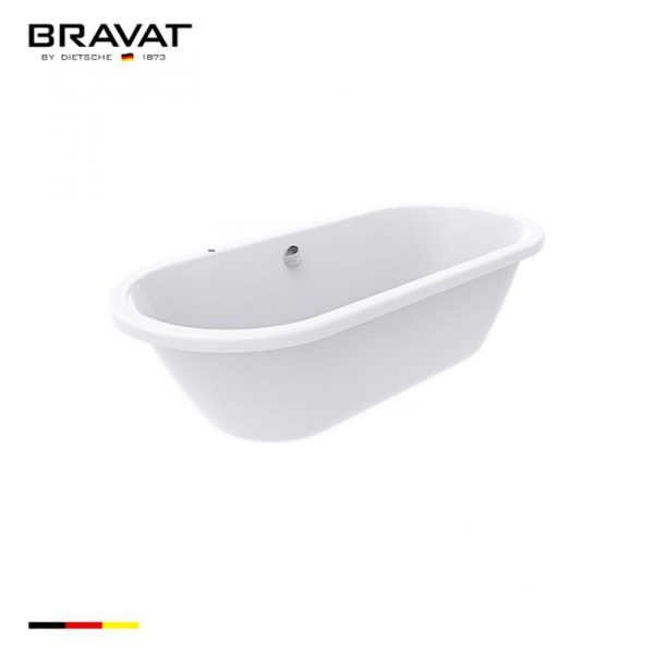 Bồn tắm gắn sàn 1.75m Bravat B25801W