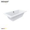 Bồn tắm Bravat 1.7m Deck Mounted Simple Bathtub B25706W