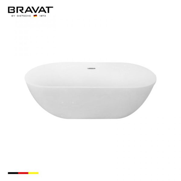 Bồn tắm Bravat 1.7m Free Standing Bathtub B25766TW-1W