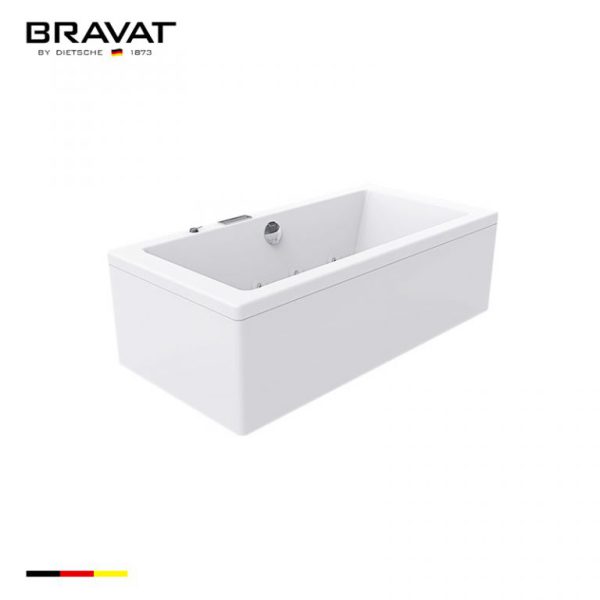 Bồn tắm Bravat 1.8m Bathtub with Panel B25809W-5