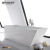 Bồn tắm Bravat 1.8m Free Standing Bathtub GT1003W-5