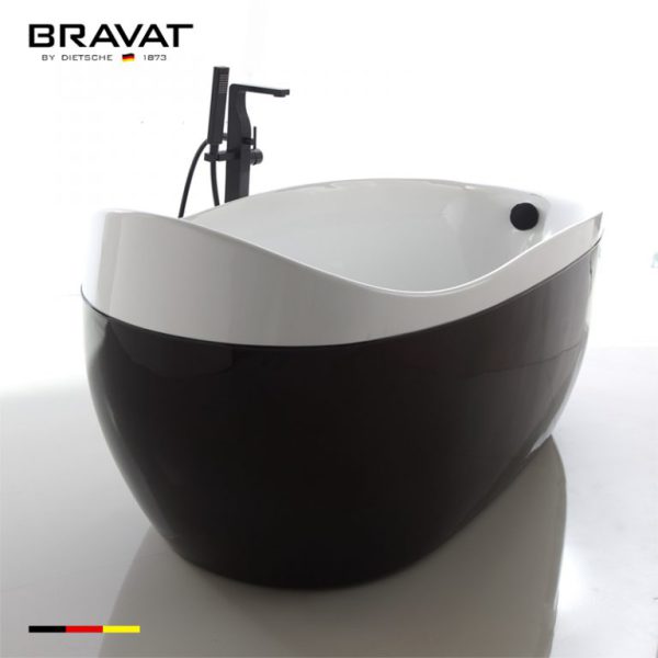 Bồn tắm Bravat 1.8m Free Standing Bubble Bathtub (Bubble) B25824TW-3K