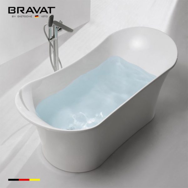 Bồn tắm Bravat 1.8m Free Standing Bubble Bathtub (Bubble) B25827TW-3W