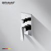 Bộ trộn Bravat Built-in Bath & Shower Mixer P69197C-ENG