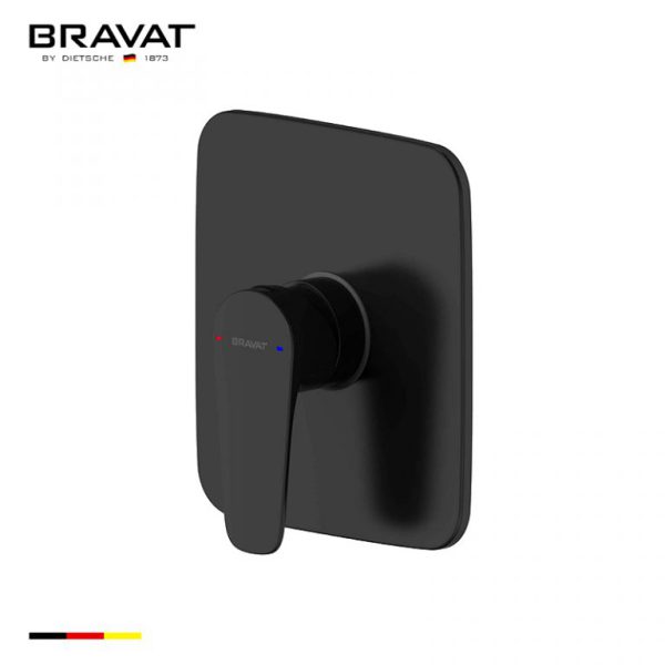 Bộ trộn Bravat Built-in Bath & Shower Mixer PB8173218BW