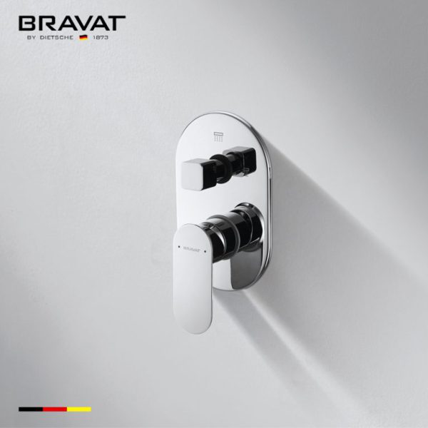 Bộ trộn Bravat Built-in Bath & Shower Mixer Trim P69194C-ENG