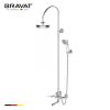 Thanh sen tắm treo tường Bravat F65193CP-A-ENG