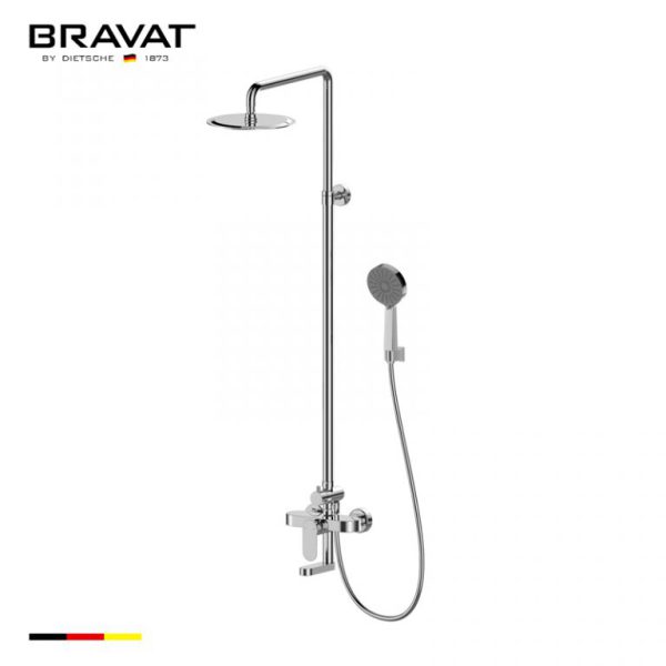 Sen cây Bravat Single Handle Wall Mounted Shower Bar F665104C