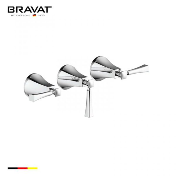 Vòi bồn tắm Bravat Built-in Bath & Shower Mixer Trim P69225CP
