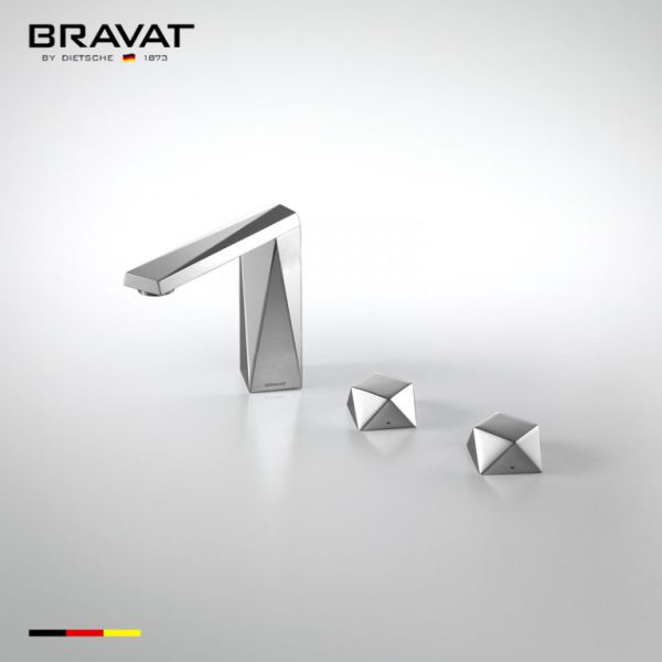 Vòi trộn 3 lỗ Bravat M F218102C-1-ENG