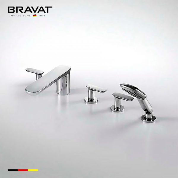 Bộ trộn Bravat Three Handles F565104C-ENG