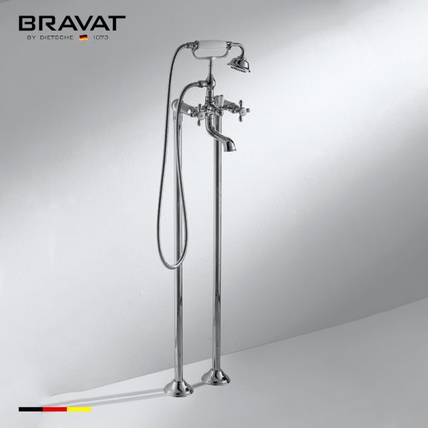 Bộ vòi sen bồn tắm Bravat F651199CP-ENG