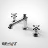 Vòi bồn tắm Bravat Two Handles 3-hole Basin Mixer F251199CP-ENG